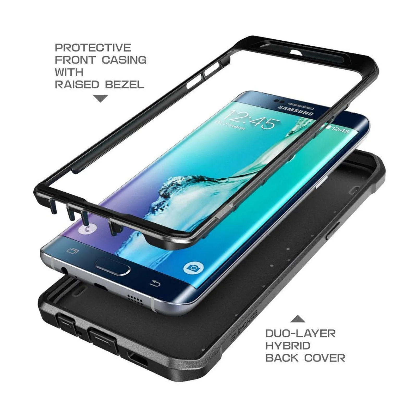 Final Few Galaxy S6 Edge Plus Unicorn Beetle Pro Rugged Holster Case-Black  Limited Availability!