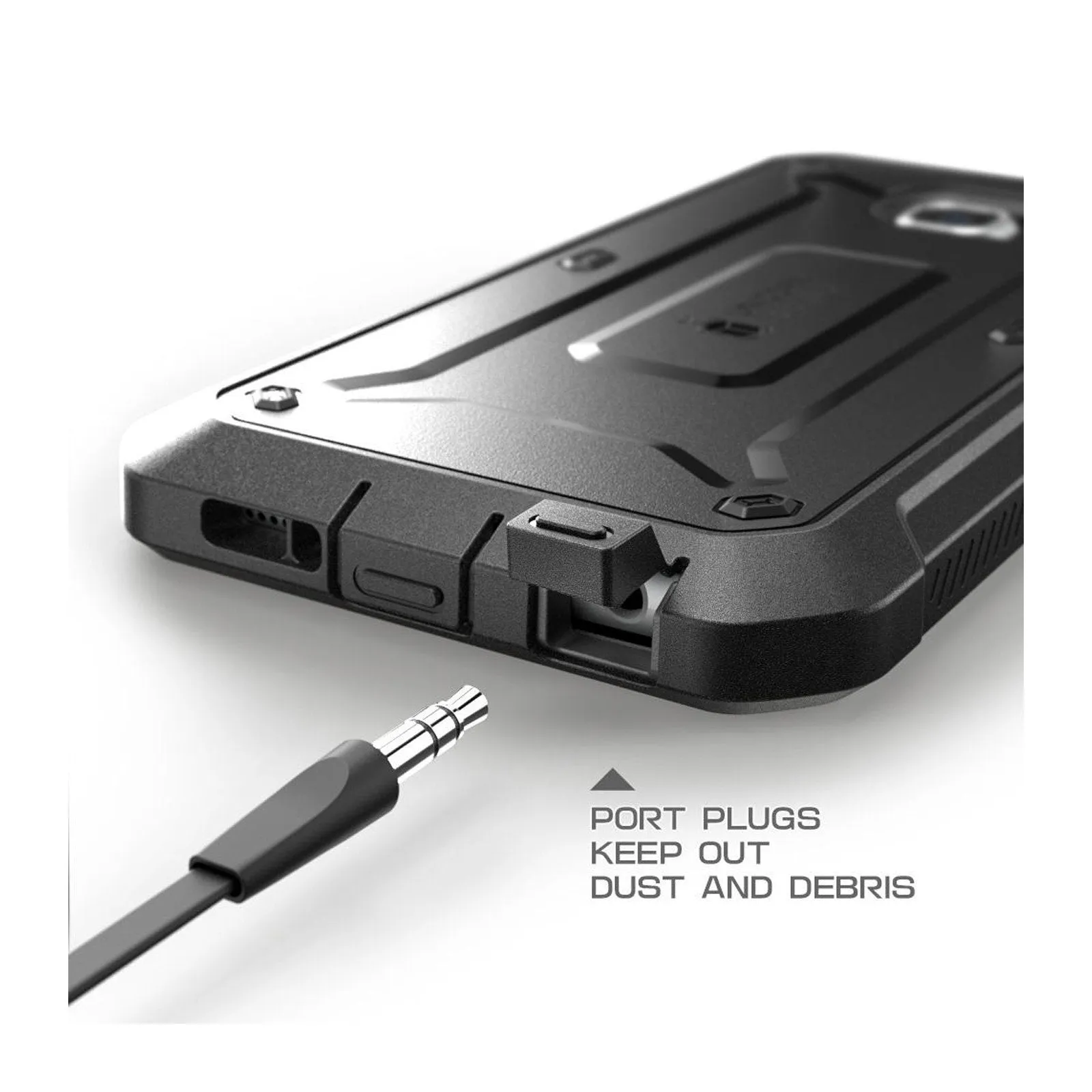 Final Few Galaxy S6 Edge Plus Unicorn Beetle Pro Rugged Holster Case-Black  Limited Availability!