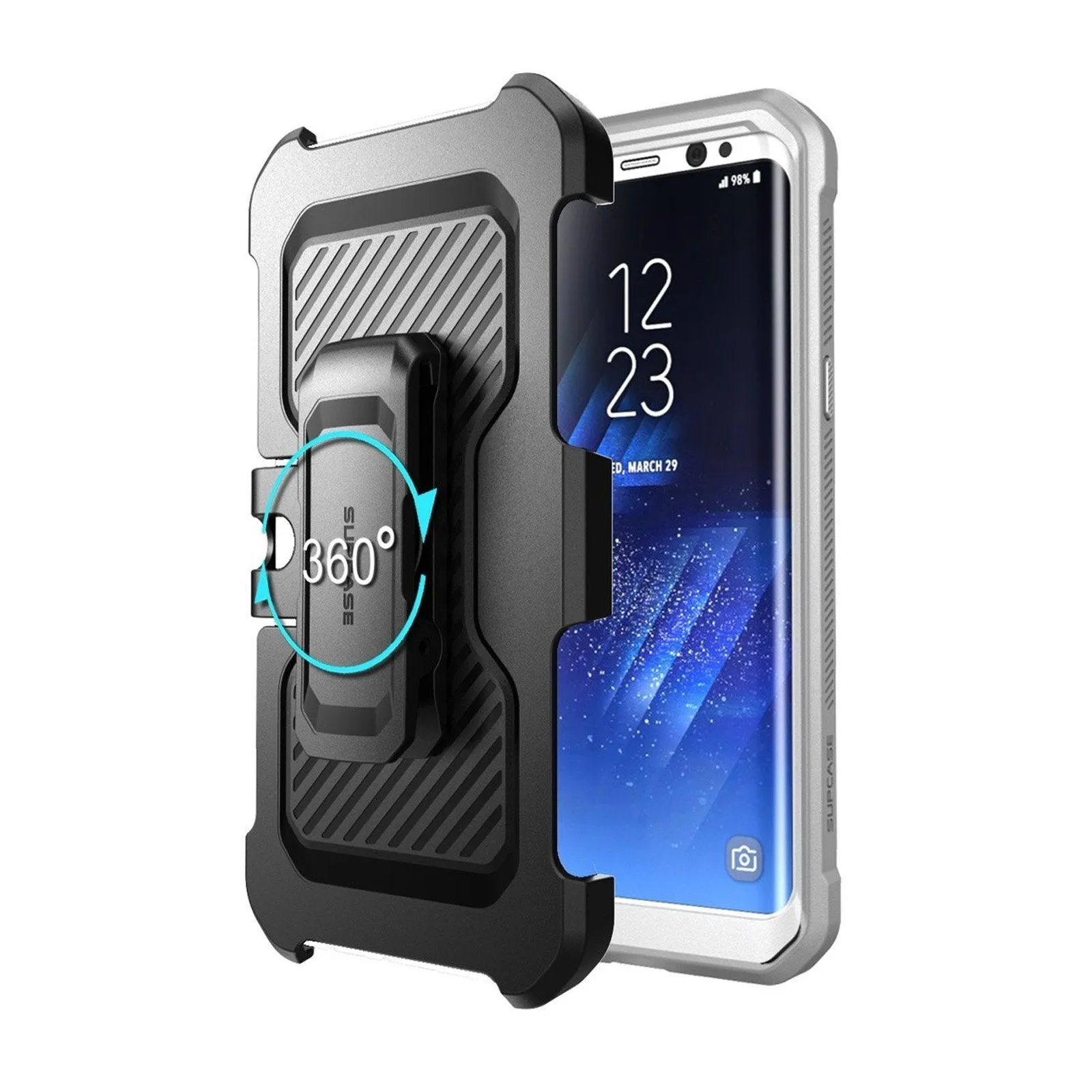 Final Few Galaxy S8 Plus Unicorn Beetle Pro Full Body Holster Case with Screen Protector-White  Limited Release!