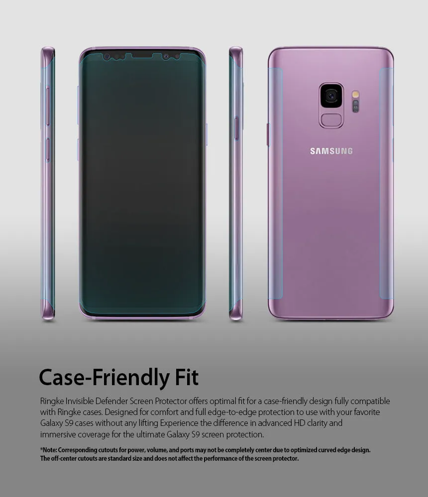 Final Few Galaxy S9 Screen Protector | Full Cover (3P)  Last Chance!