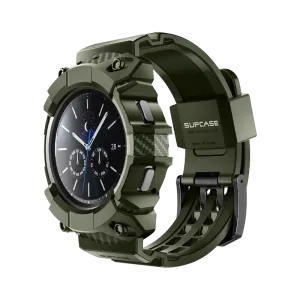 Final Few Galaxy Watch4 46mm Unicorn Beetle PRO Wristband Case-Dark Green  Ends Soon!