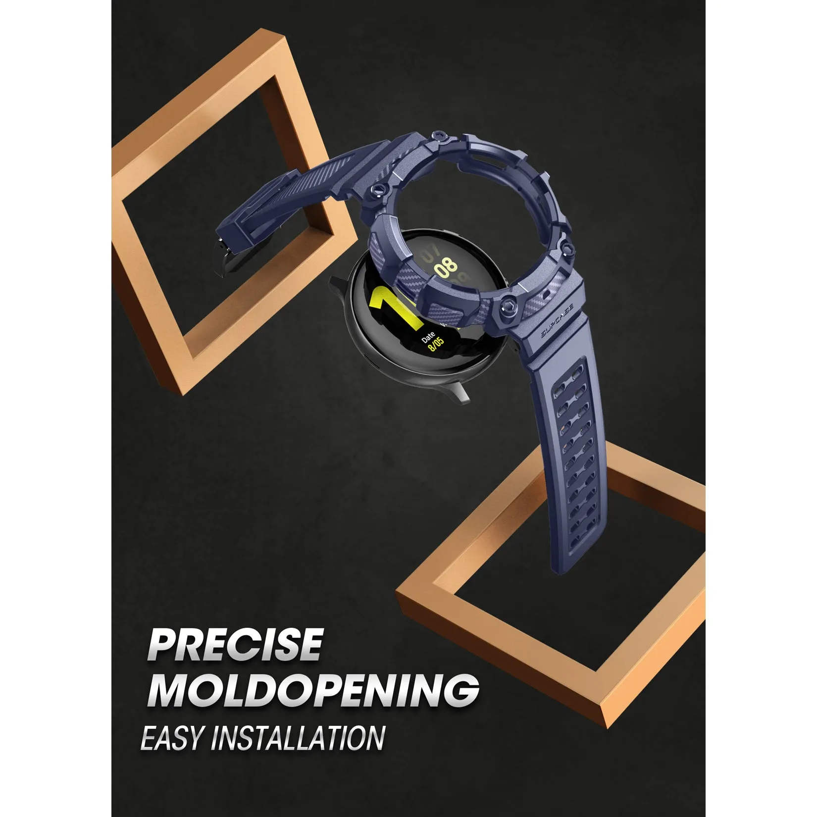Final Few Galaxy Watch5 44mm Unicorn Beetle PRO Wristband Case-Blue  Stylish & Comfortable