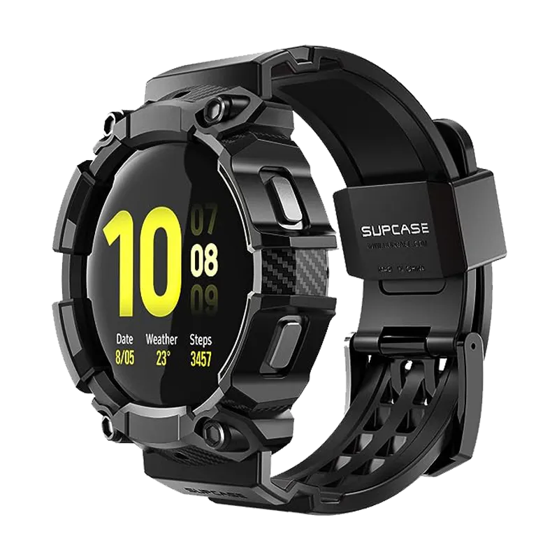 Final Few Galaxy Watch6 44mm Unicorn Beetle PRO Wristband Case-Black  Last Chance!