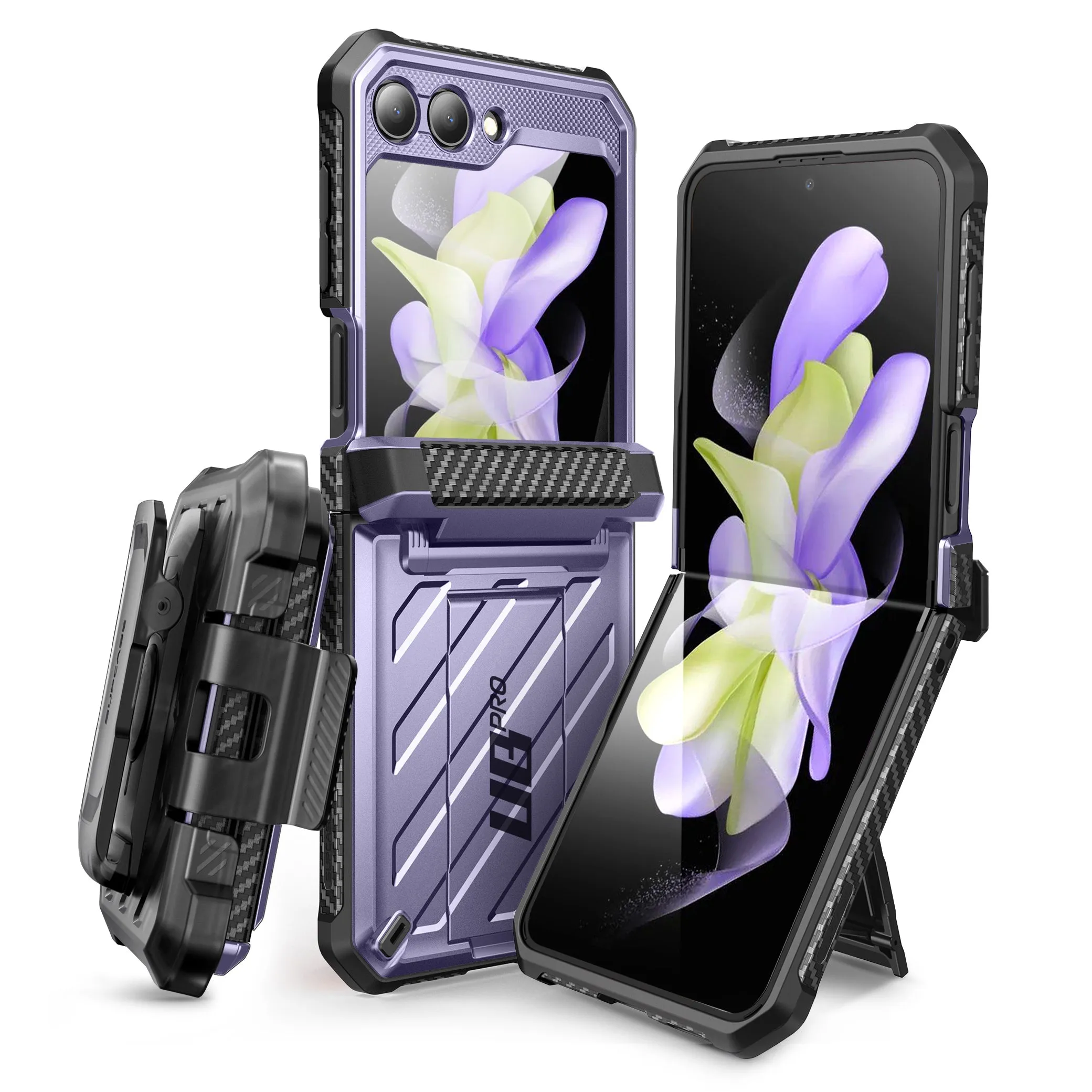 Final Few Galaxy Z Flip5 Unicorn Beetle PRO Rugged Case with Belt Clip-Metallic Purple  Dont Miss Out!