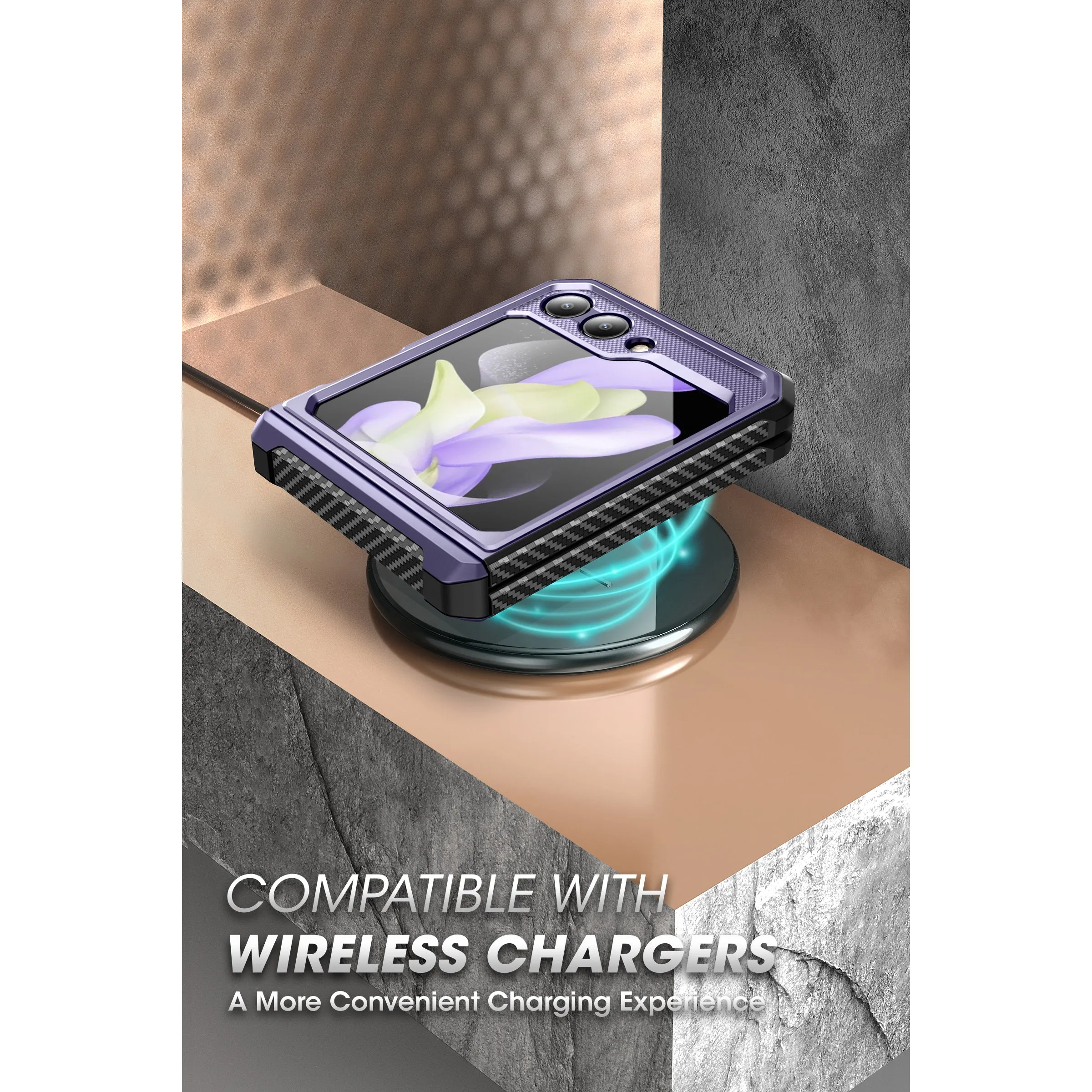 Final Few Galaxy Z Flip5 Unicorn Beetle PRO Rugged Case with Belt Clip-Metallic Purple  Dont Miss Out!