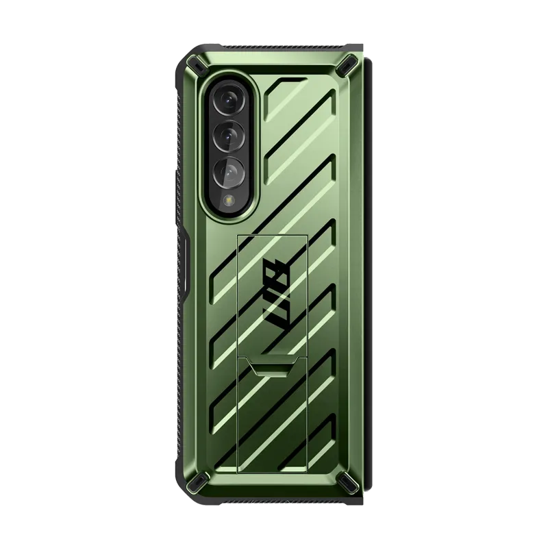 Final Few Galaxy Z Fold4 Unicorn Beetle Kickstand Case with Screen Protector-Dark Green  Stylish & Comfortable