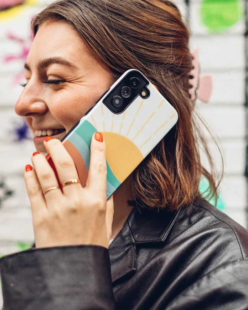 Final Few Here Comes the Sun | Colorblock Sunset Samsung Case  Limited Availability!
