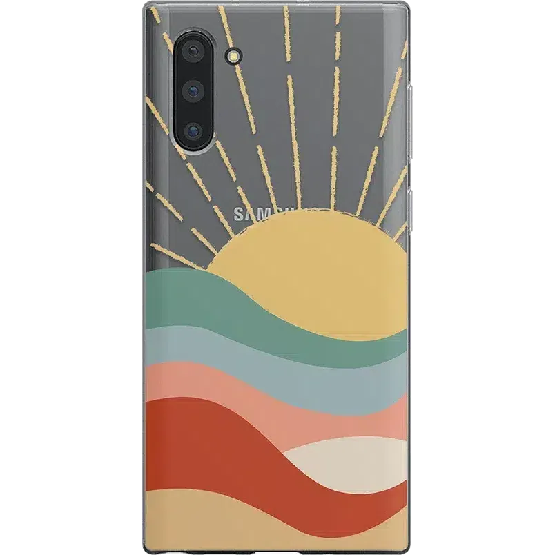 Final Few Here Comes the Sun | Colorblock Sunset Samsung Case  Limited Availability!