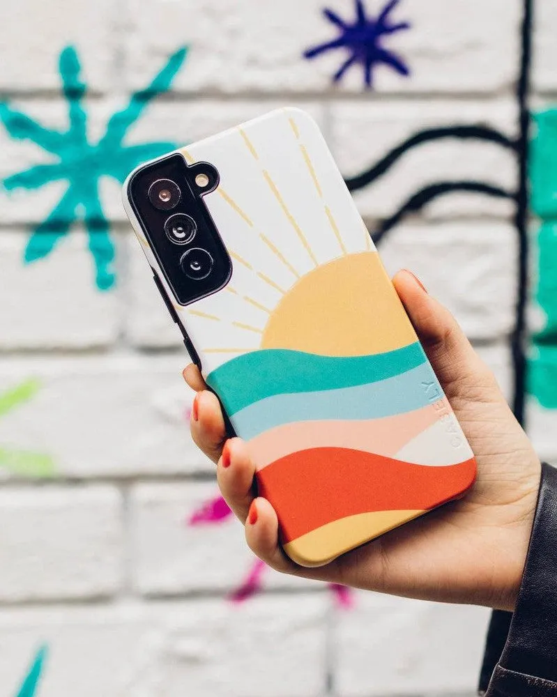 Final Few Here Comes the Sun | Colorblock Sunset Samsung Case  Limited Availability!