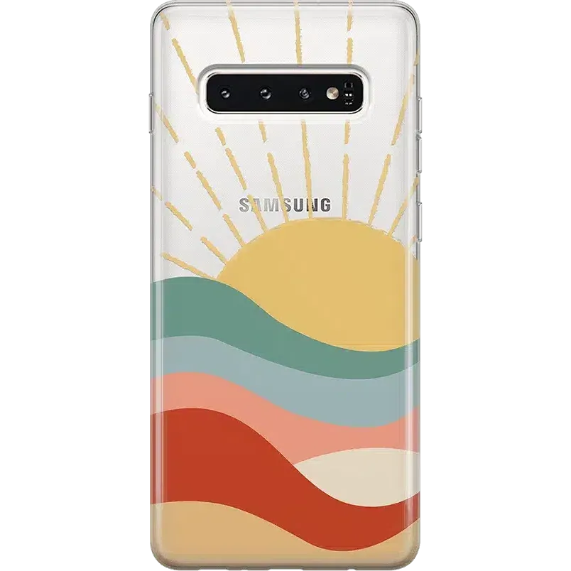 Final Few Here Comes the Sun | Colorblock Sunset Samsung Case  Limited Availability!