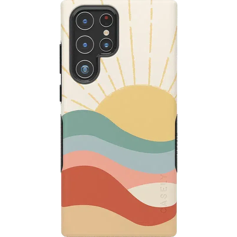 Final Few Here Comes the Sun | Colorblock Sunset Samsung Case  Limited Availability!