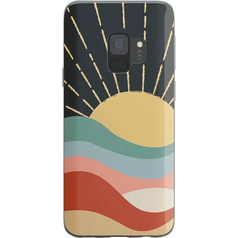 Final Few Here Comes the Sun | Colorblock Sunset Samsung Case  Limited Availability!