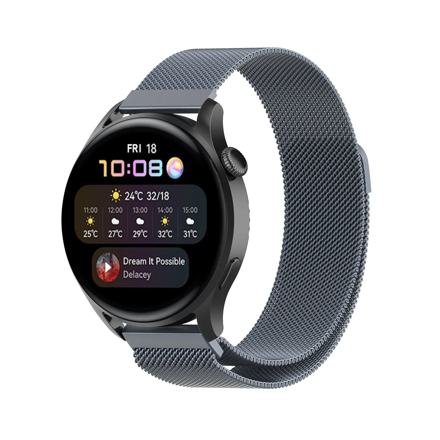 Final Few Huawei Watch 3/3 Pro Milanese Strap (Space Grey)  Last Chance!