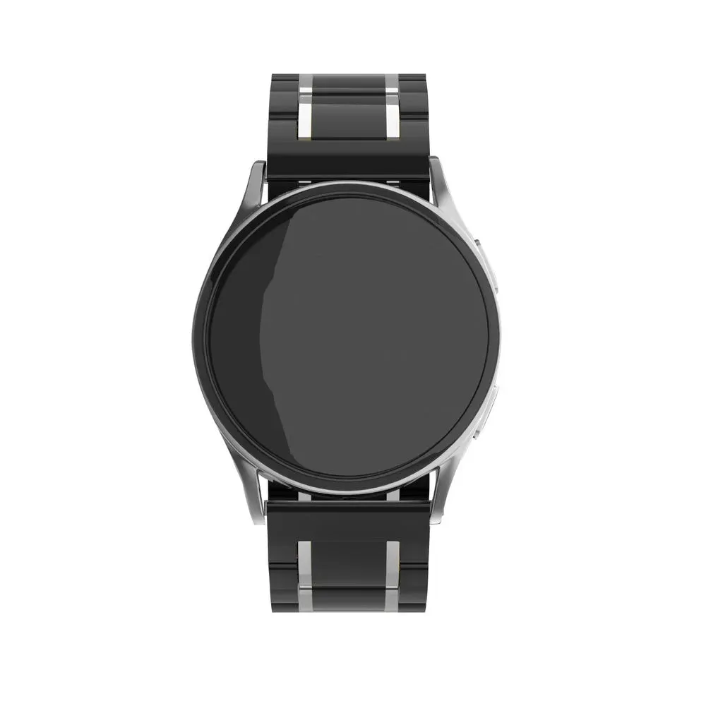 Final Few Huawei Watch 5 - 42mm Ceramic Link Strap (Black/Silver)  Last Few Pieces!