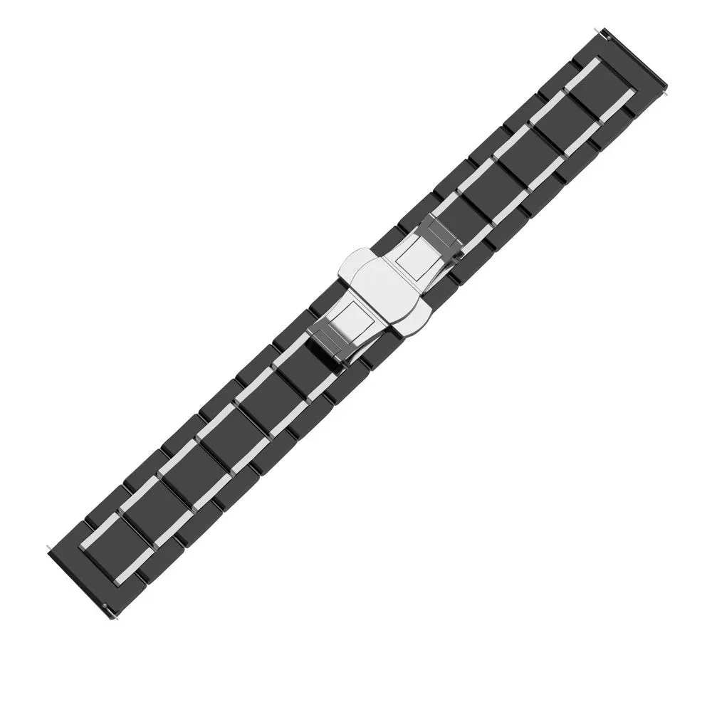 Final Few Huawei Watch 5 - 42mm Ceramic Link Strap (Black/Silver)  Last Few Pieces!
