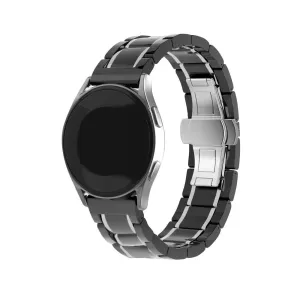 Final Few Huawei Watch 5 - 42mm Ceramic Link Strap (Black/Silver)  Last Few Pieces!