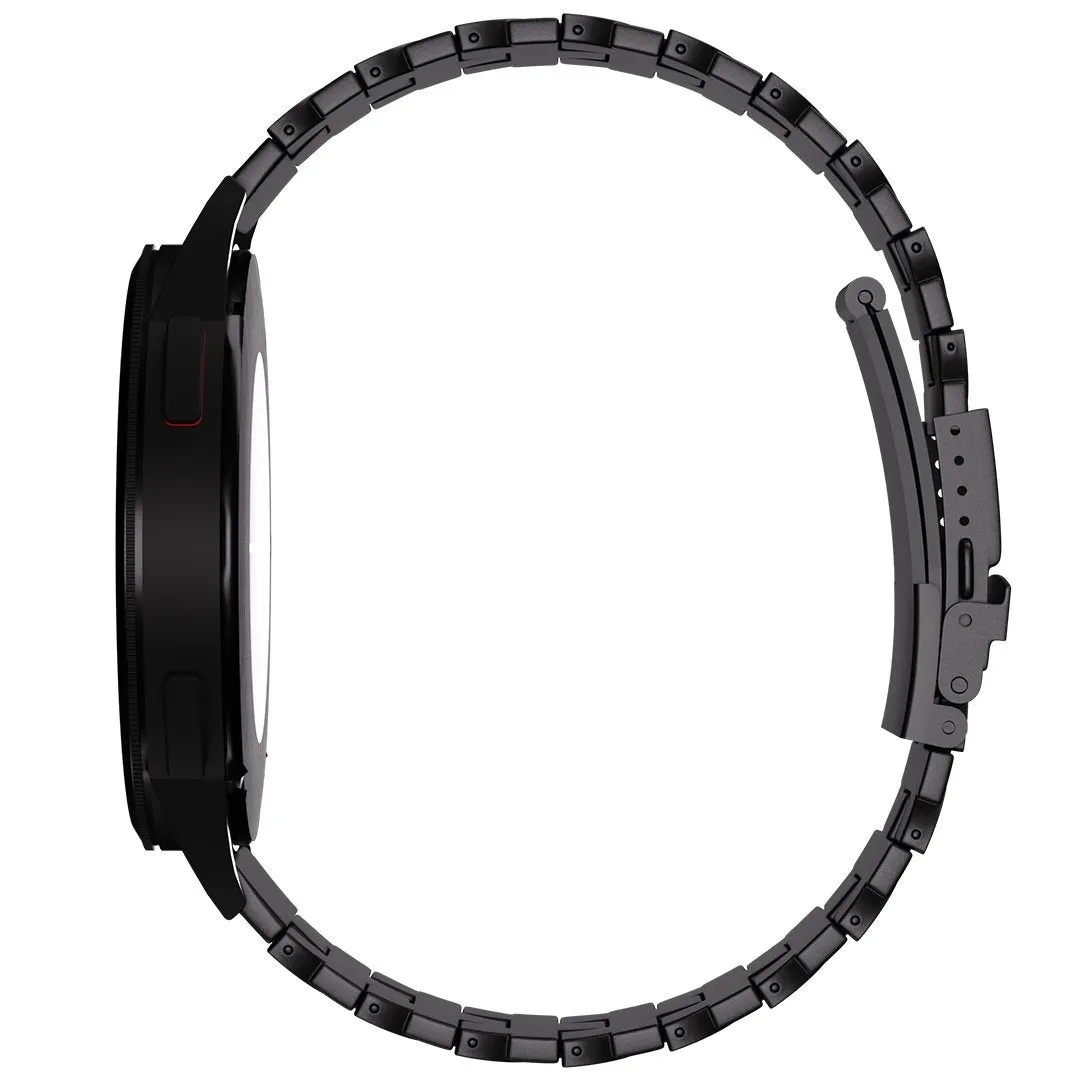 Final Few Huawei Watch 5 - 46mm Butterfly Titanium Strap (Black)  Stylish & Comfortable