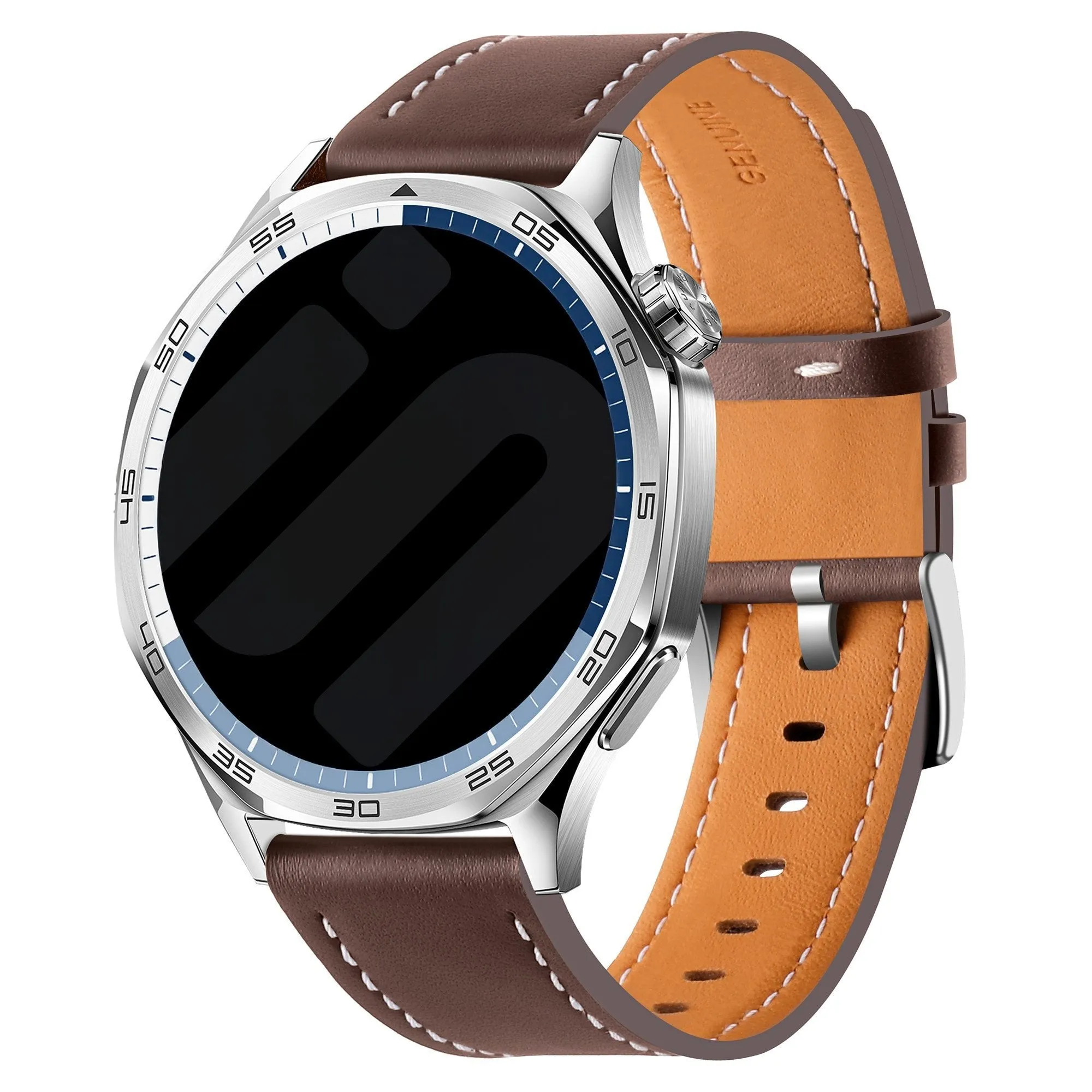 Final Few Huawei Watch Ultimate 'One Push' Leather Strap (Dark Brown)  Ends Soon!