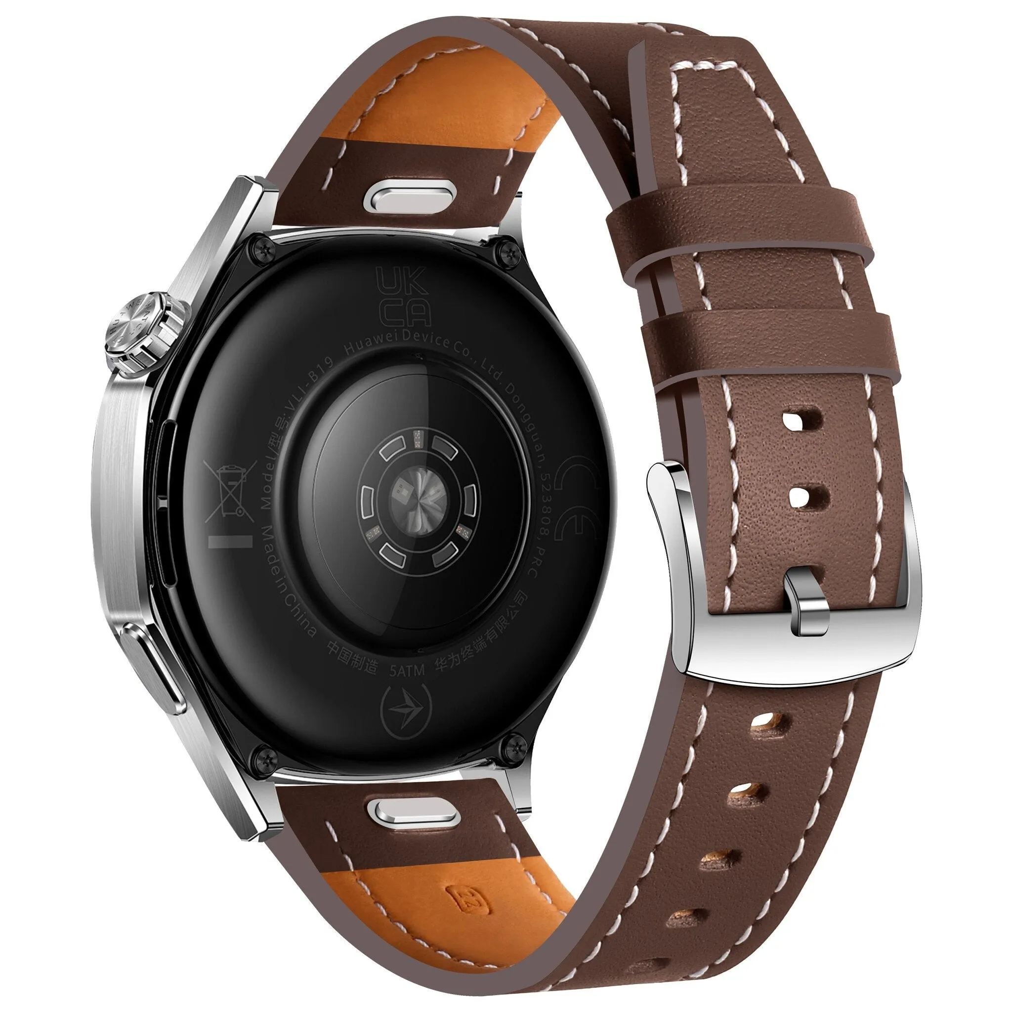 Final Few Huawei Watch Ultimate 'One Push' Leather Strap (Dark Brown)  Ends Soon!