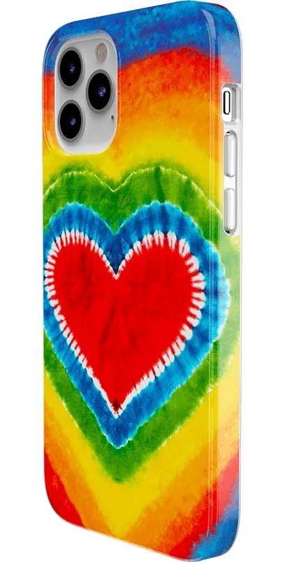 Final Few I Heart Tie Dye | Rainbow Heart Case  Limited Availability!