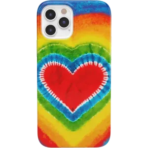 Final Few I Heart Tie Dye | Rainbow Heart Case  Limited Availability!