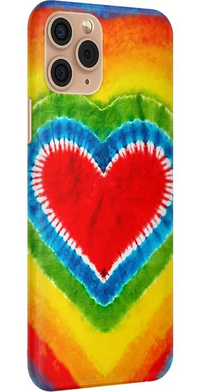 Final Few I Heart Tie Dye | Rainbow Heart Case  Limited Availability!