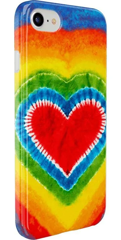 Final Few I Heart Tie Dye | Rainbow Heart Case  Limited Availability!
