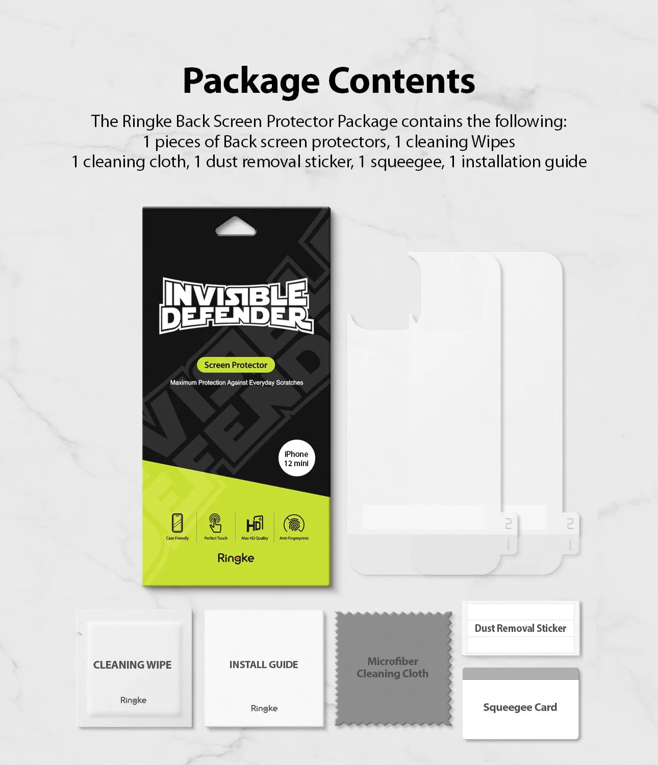 Final Few iPhone 12 Mini Back Screen Protector | Invisible Defender  Limited Stock!