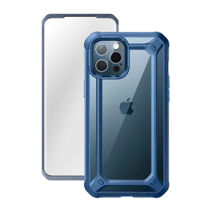 Final Few iPhone 12 Pro Max 6.7 inch Unicorn Beetle Exo with Screen Protector Clear Case-Blue  Stylish & Comfortable