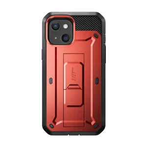Final Few iPhone 13 6.1 inch Unicorn Beetle Pro Rugged Case-Metallic Red  Going Fast!
