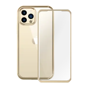 Final Few iPhone 13 Pro Max 6.7 inch Unicorn Beetle Edge with Screen Protector Clear Case-Gold  Going Fast!