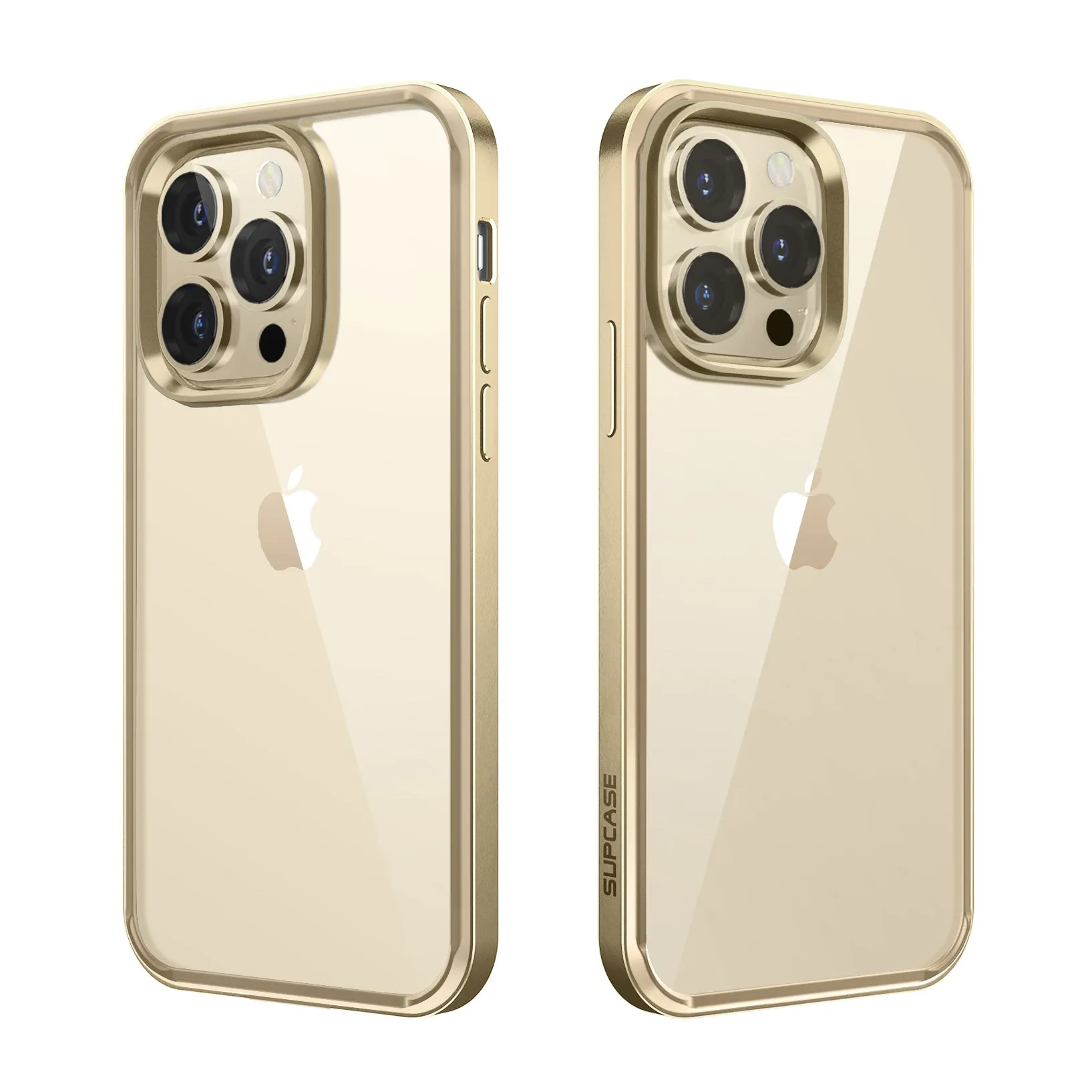 Final Few iPhone 13 Pro Max 6.7 inch Unicorn Beetle Edge with Screen Protector Clear Case-Gold  Going Fast!