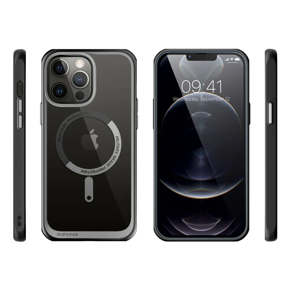 Final Few iPhone 13 Pro Max 6.7 inch Unicorn Beetle MAG Slim Clear MagSafe Case-Black  Last Few Pieces!