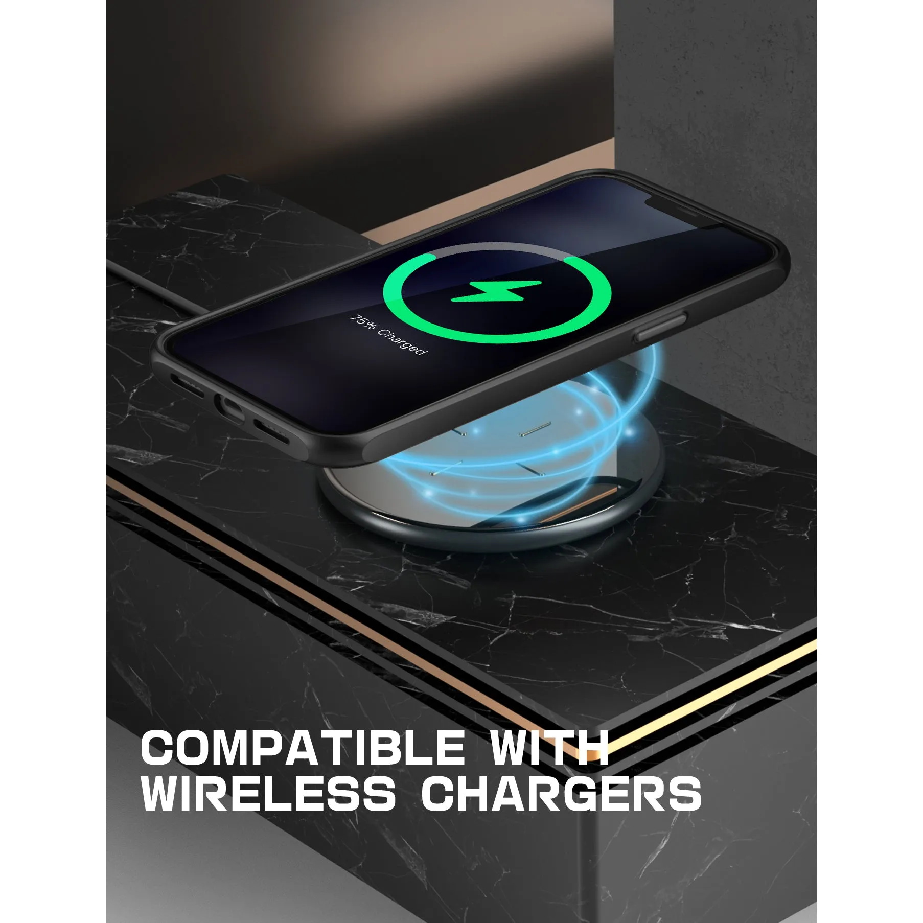 Final Few iPhone 13 Pro Max 6.7 inch Unicorn Beetle MAG Slim Clear MagSafe Case-Black  Last Few Pieces!