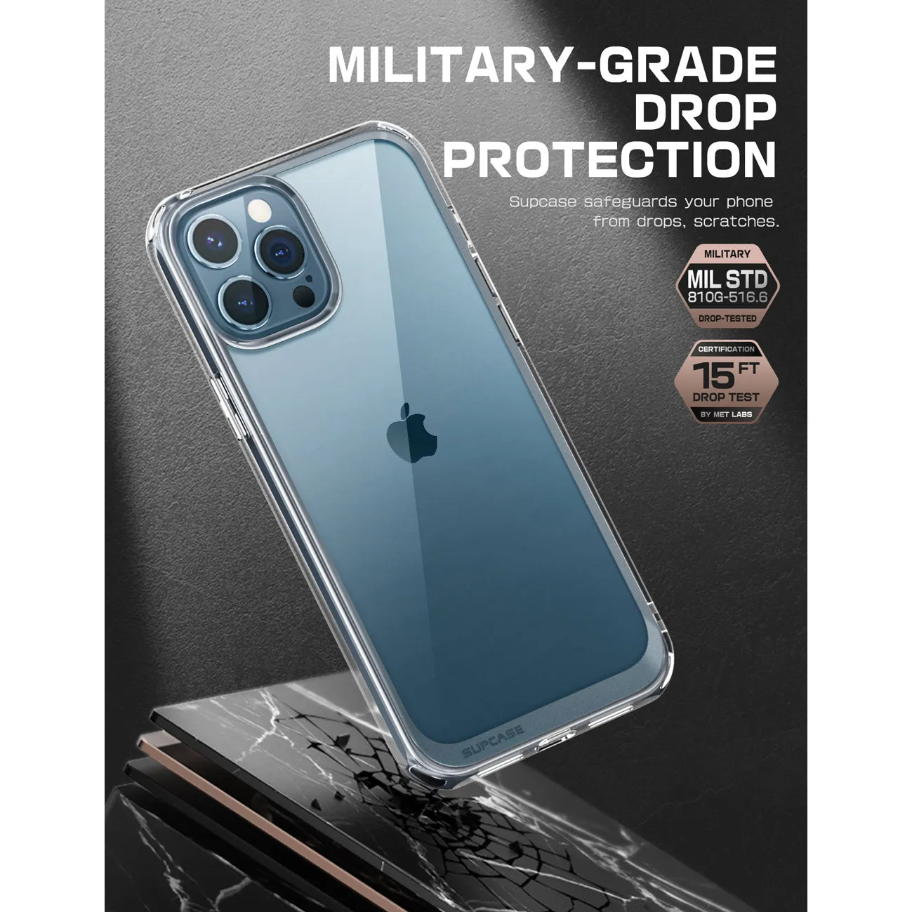 Final Few iPhone 13 Pro Max 6.7 inch Unicorn Beetle Style Slim Clear Case-Clear  Going Fast!
