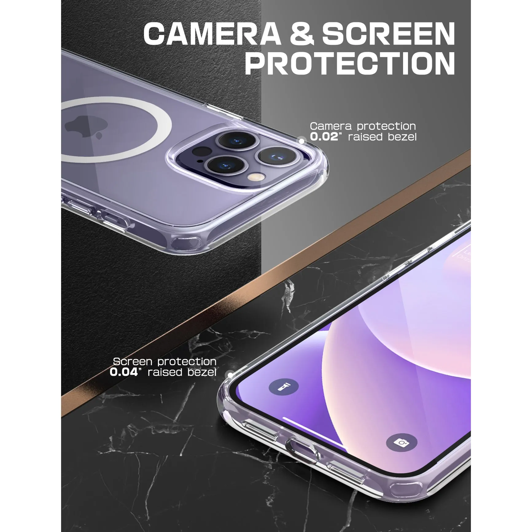 Final Few iPhone 14 Pro 6.1 inch Unicorn Beetle MAG Slim Clear MagSafe Case-Clear  Limited Release!