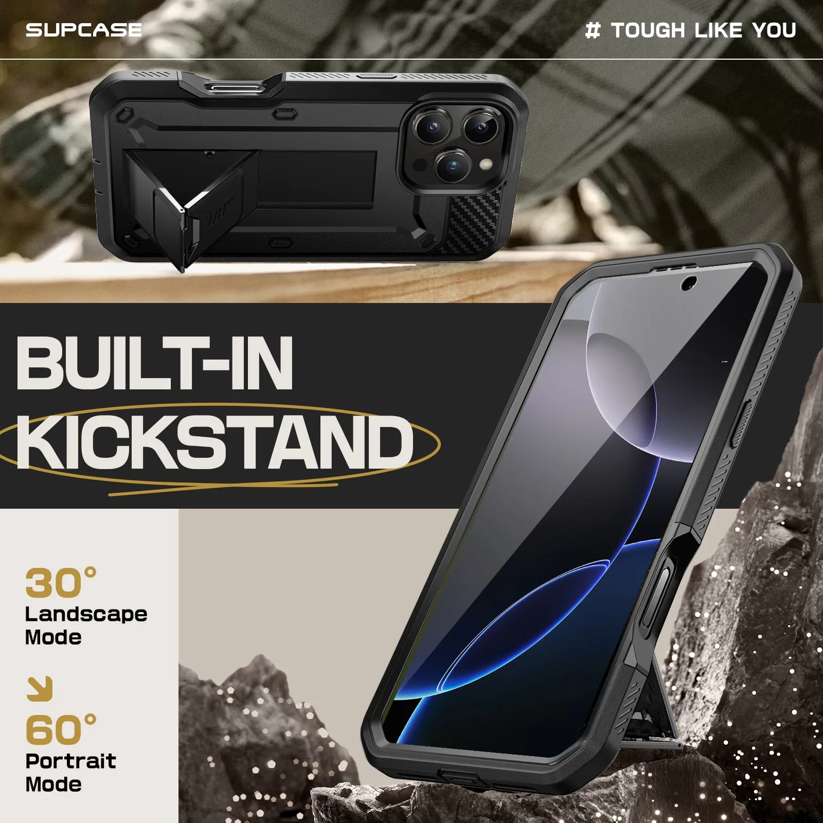 Final Few iPhone 16 Pro Max 6.9 inch Unicorn Beetle PRO Rugged Case-Black  Limited Release!