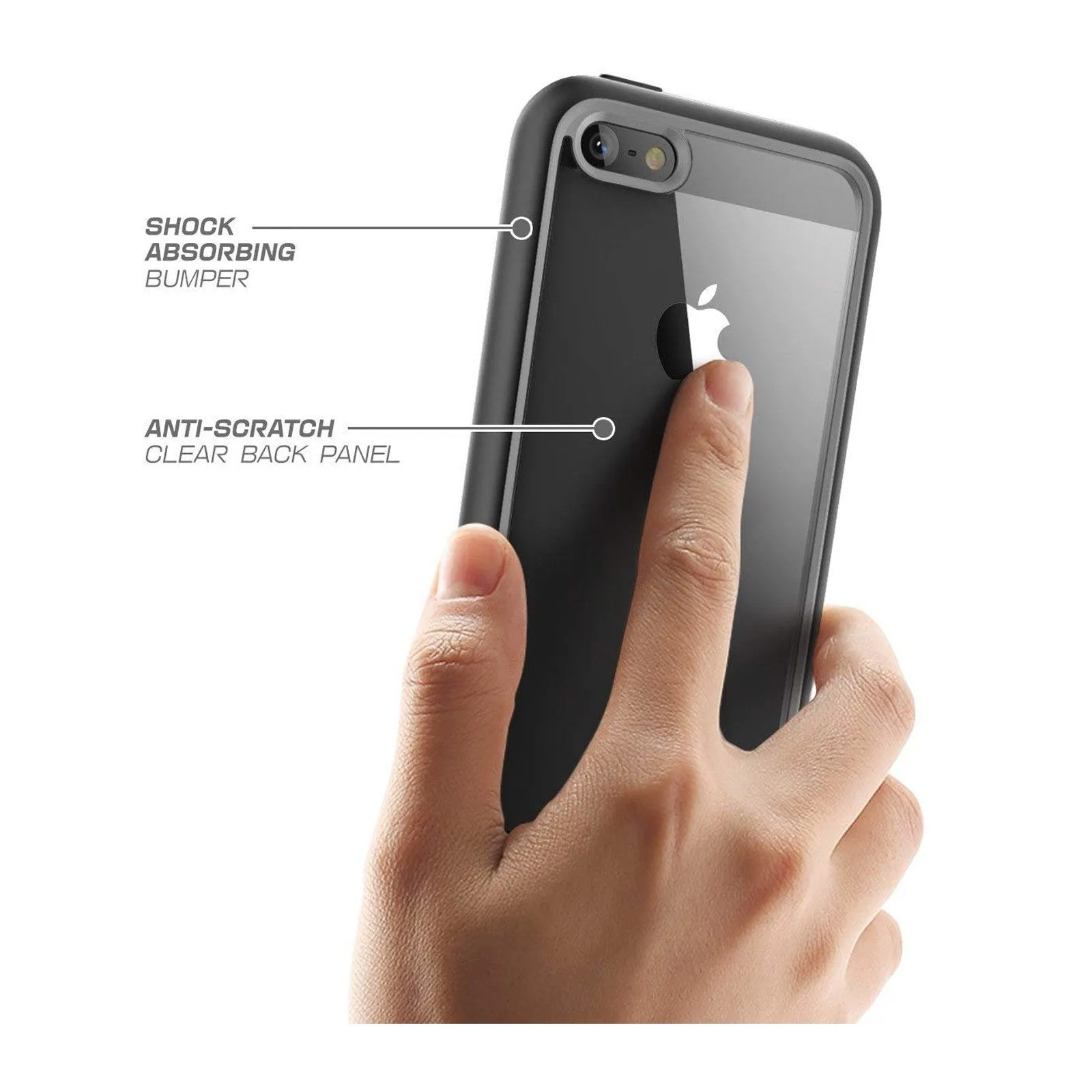 Final Few iPhone 5 Unicorn Beetle STYLE Slim Clear Case-Black  Today Only!