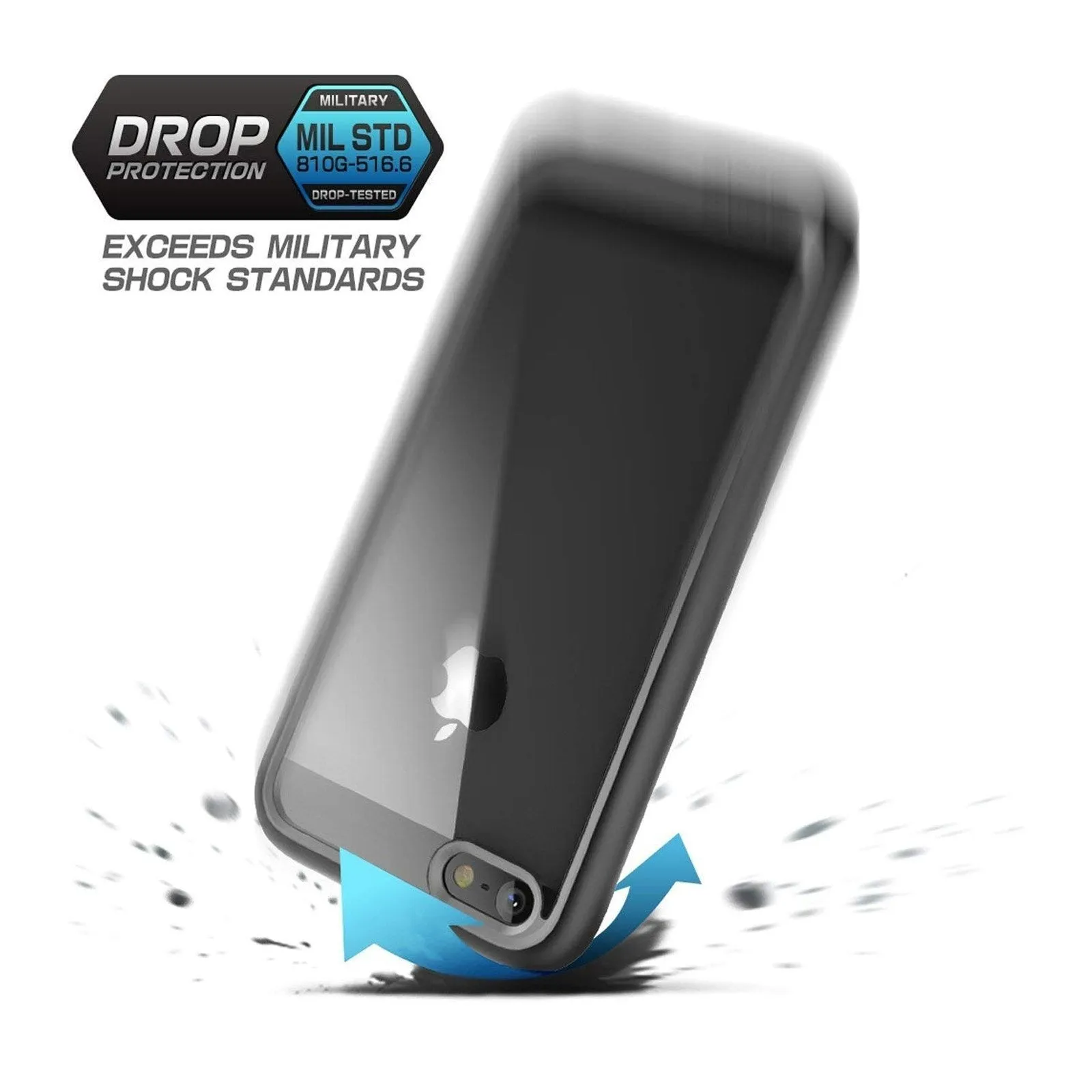 Final Few iPhone 5 Unicorn Beetle STYLE Slim Clear Case-Black  Today Only!