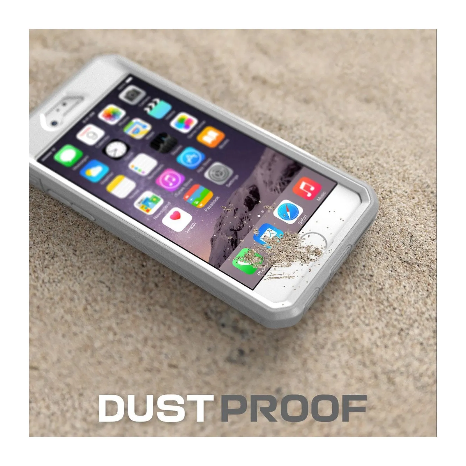 Final Few iPhone 6 / 6S Unicorn Beetle Pro Full Body Rugged Holster Case with Screen Protector-White  Limited Stock!