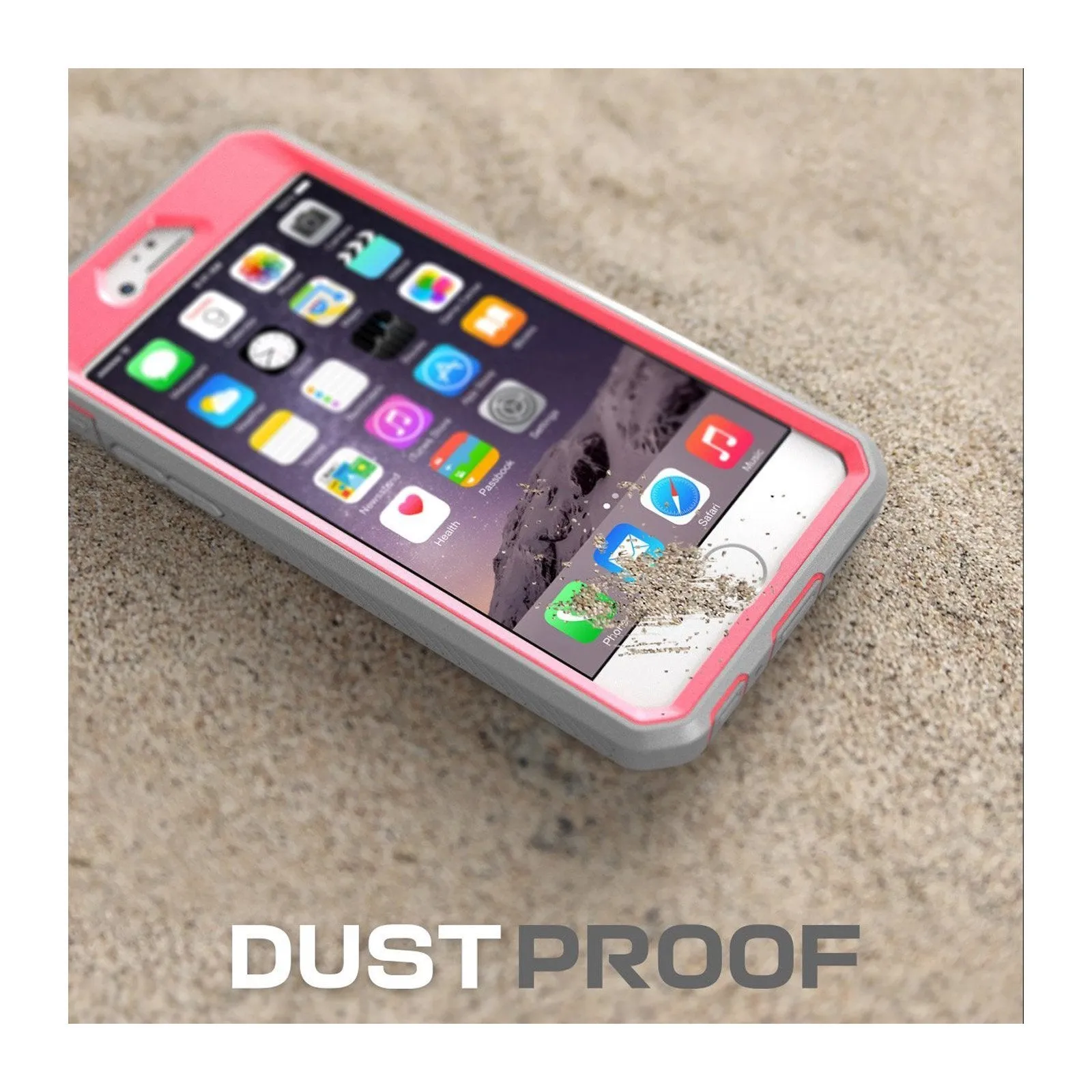 Final Few iPhone 6 Plus / 6S Plus Unicorn Beetle Pro Full Body Rugged Holster Case with Screen Protector-Pink  Stylish & Comfortable