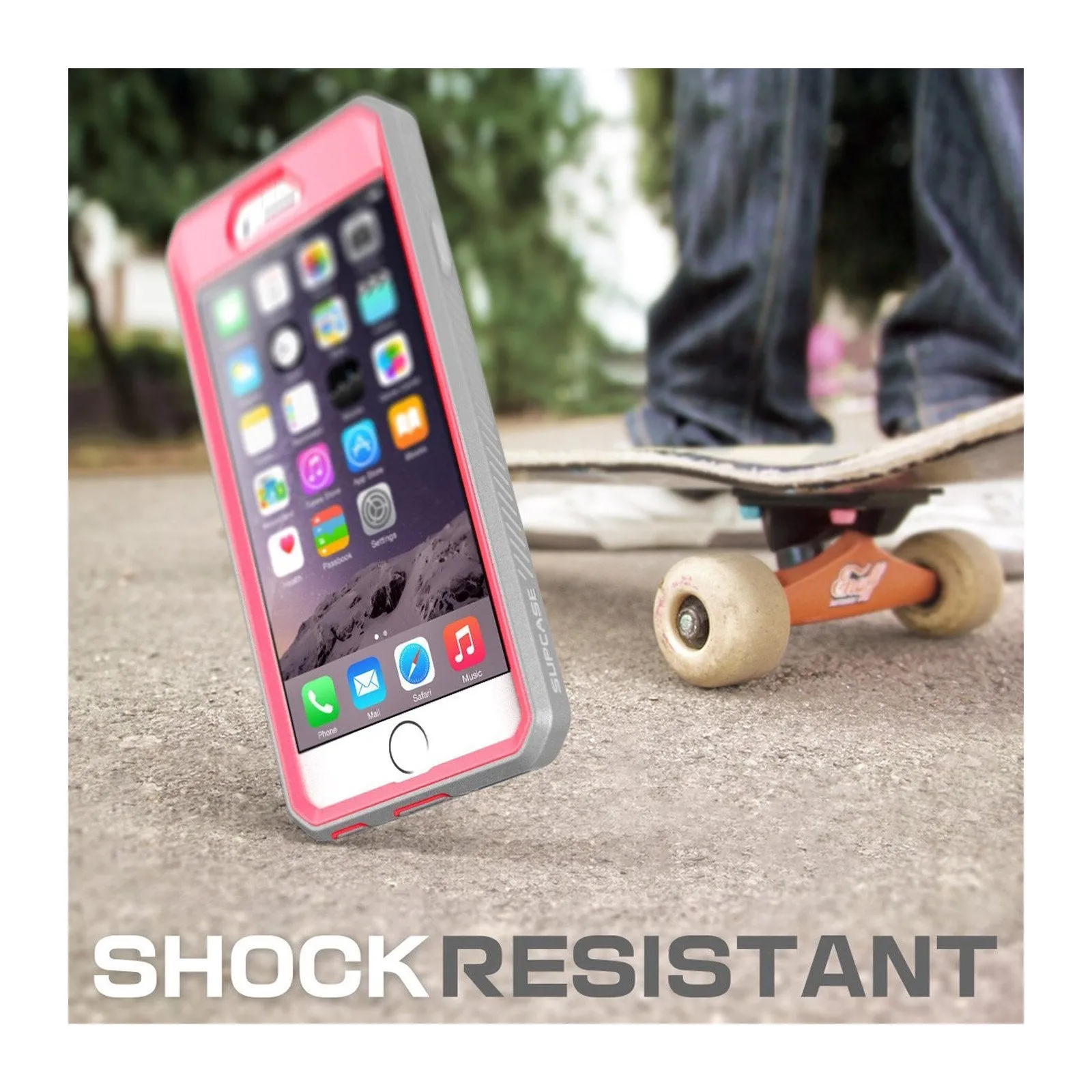 Final Few iPhone 6 Plus / 6S Plus Unicorn Beetle Pro Full Body Rugged Holster Case with Screen Protector-Pink  Stylish & Comfortable