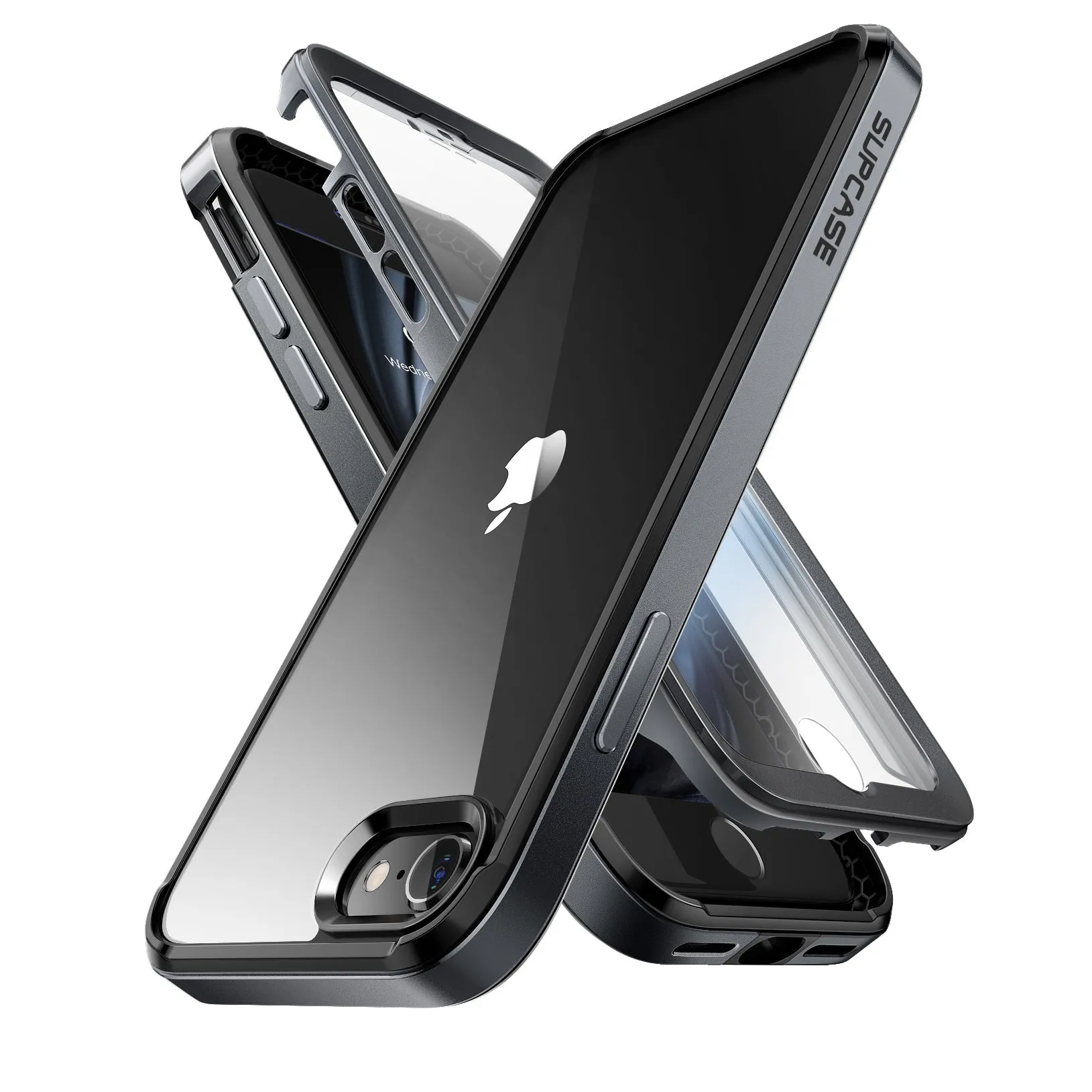 Final Few iPhone SE Unicorn Beetle EDGE with Screen Protector Clear Case-Black  Today Only!