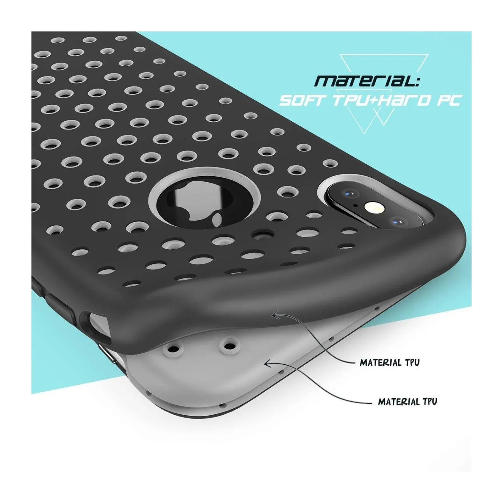 Final Few iPhone X / XS Unicorn Beetle Sport Athletic Case-Black  Stylish & Comfortable