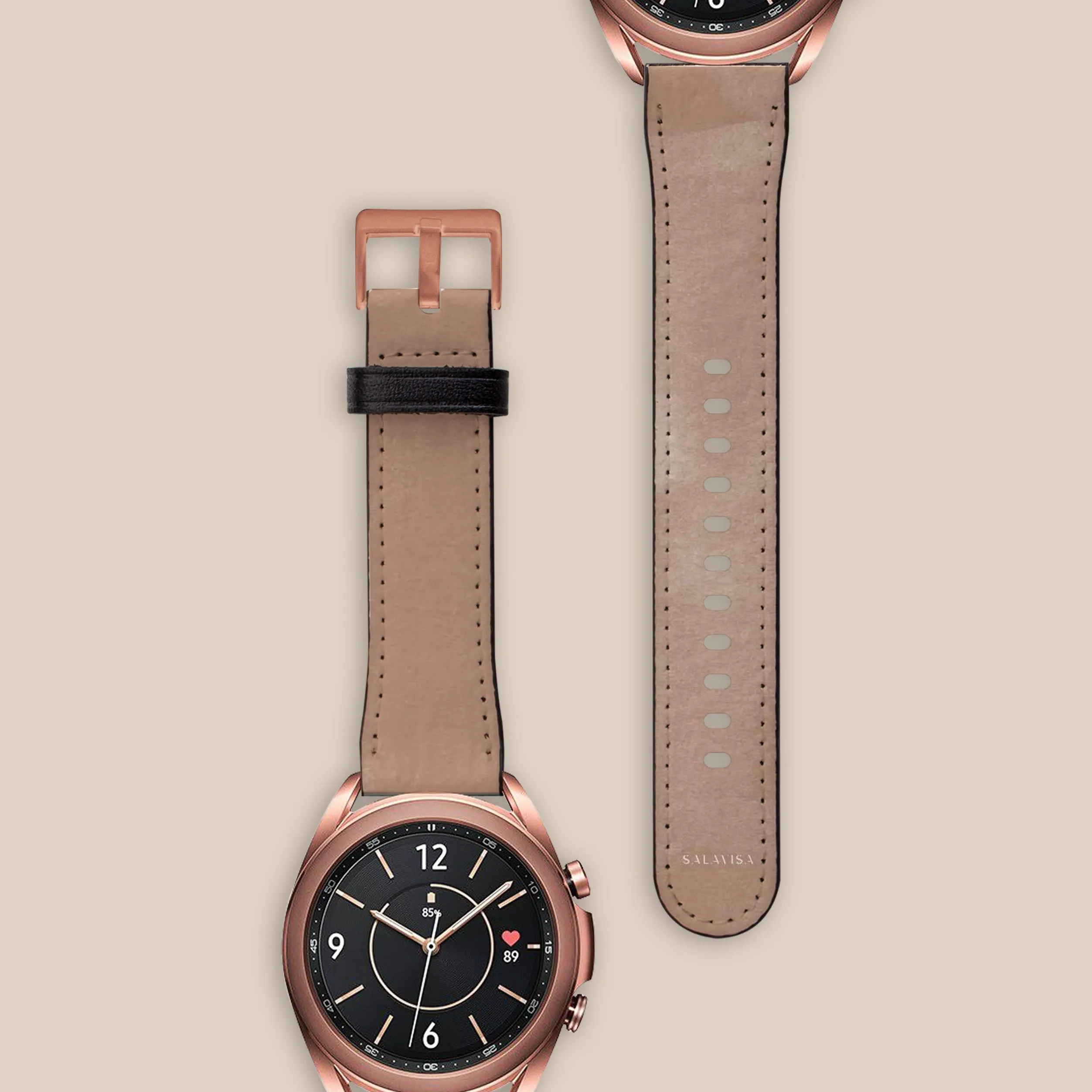 Final Few Old Rose Watercolor Galaxy Watch Band  Dont Miss Out!
