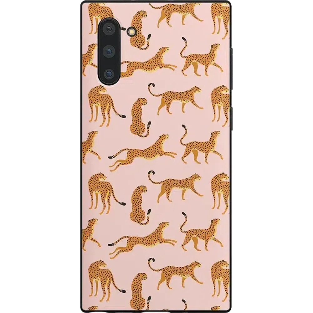 Final Few On the Prowl | Pink Leopard Print Samsung Case  Stylish & Comfortable