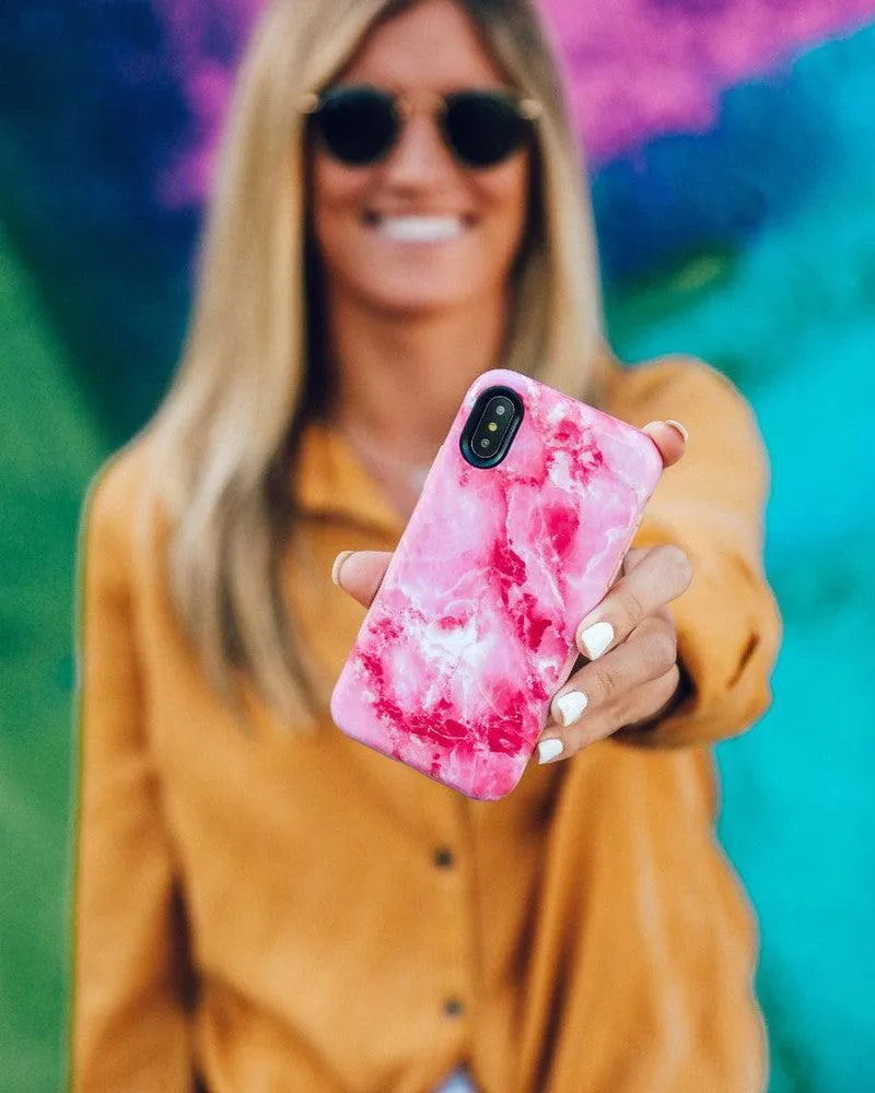 Final Few Pretty in Pink | Hot Pink Marble Case  Last Chance!
