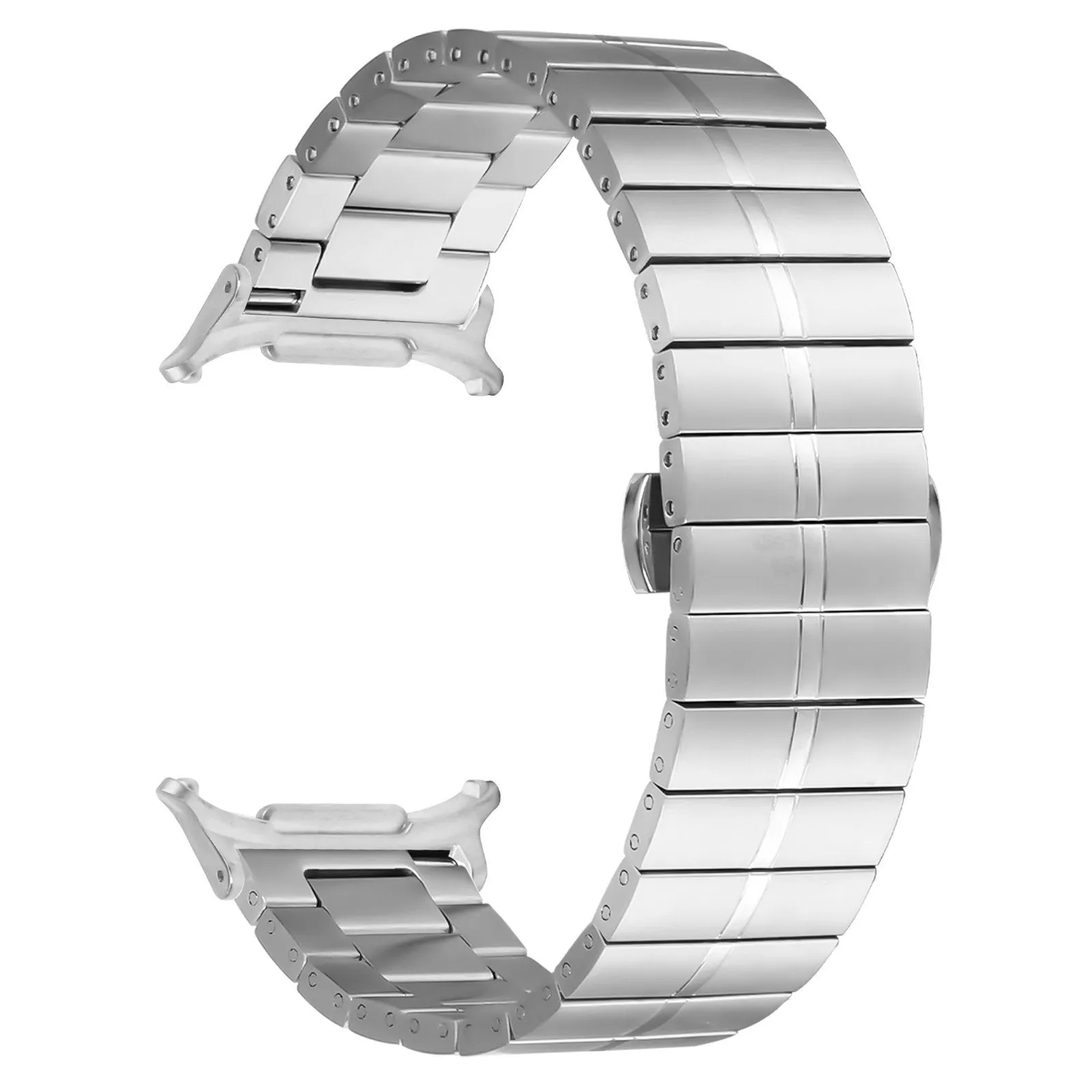 Final Few Samsung Galaxy Watch Ultra Premium Metal Strap (Silver)  Limited Availability!