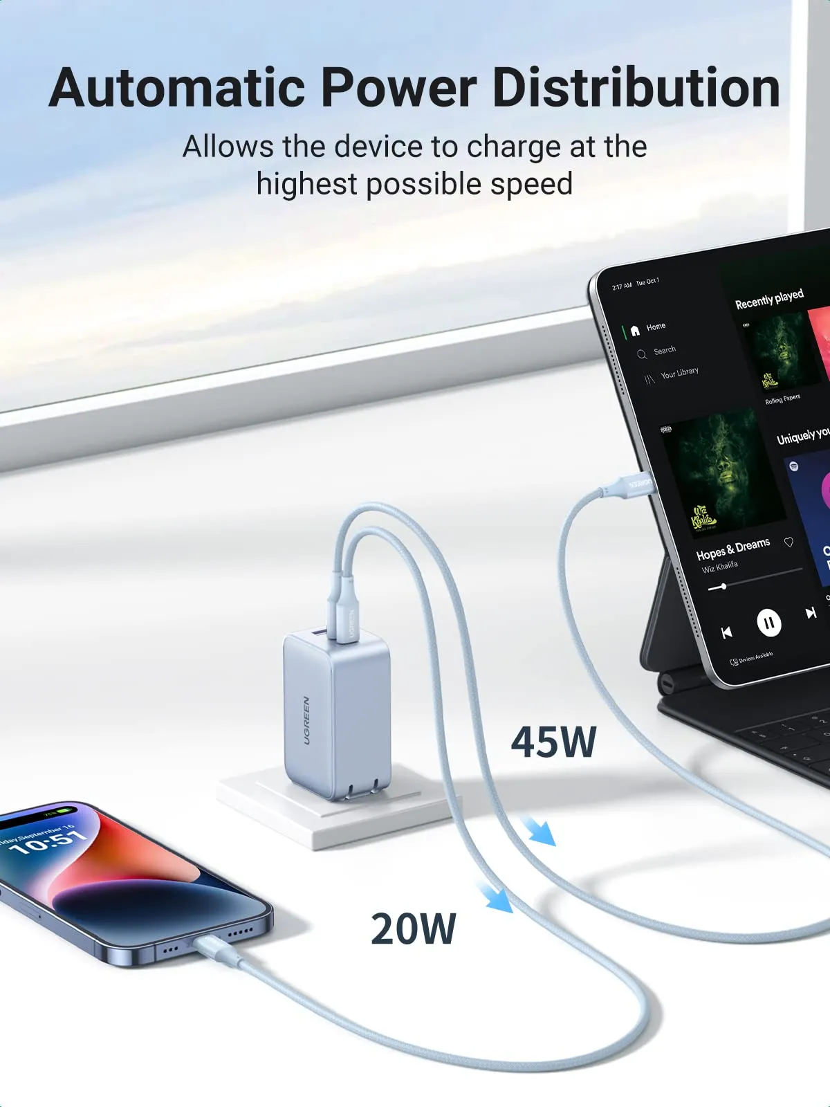 Final Few UGREEN Nexode 65W USB C GaN Charger-3 Ports Wall Charger Bundle  Ends Soon!
