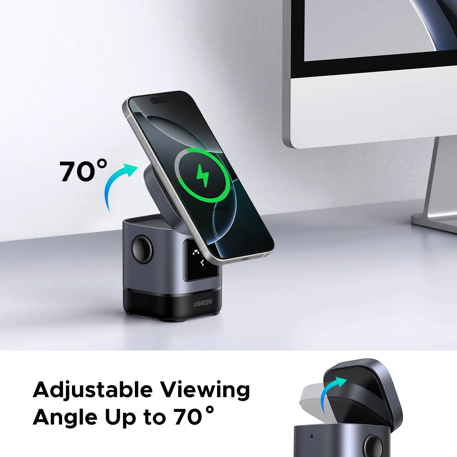 Final Few UGREEN Uno 2-in-1 Magnetic Wireless Charger 15W  Limited Availability!